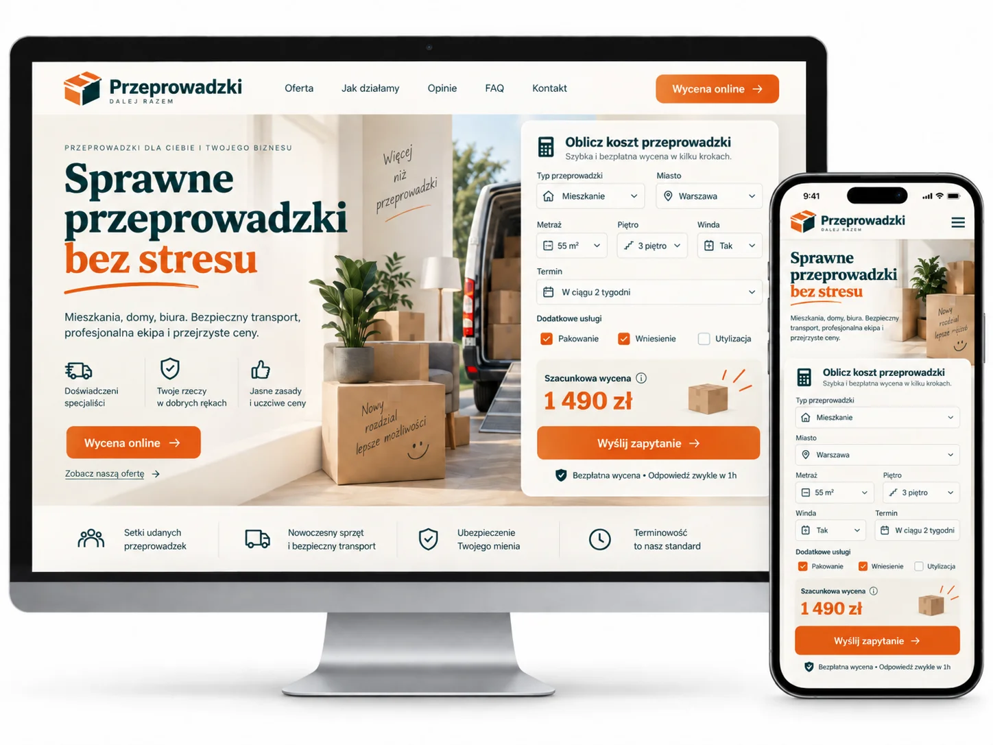 Kalkulator przeprowadzki